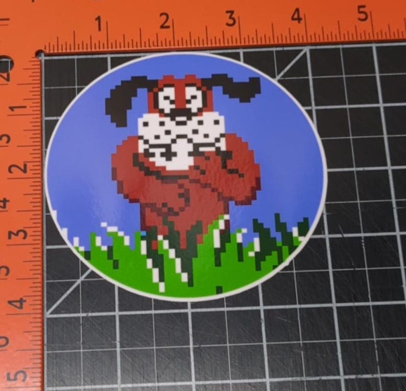 Duck Hunt Decal Stickers Dog