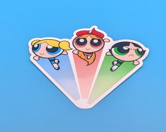 Powerpuff Girls Stickers | Blossom Bubbles Buttercup | 90s Cartoon Network Nostalgia