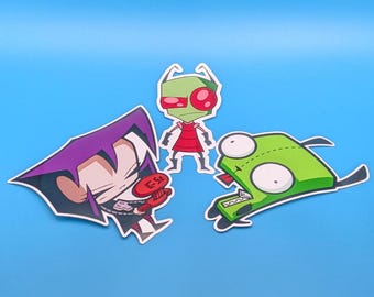 Invader Zim Vinyl Sticker