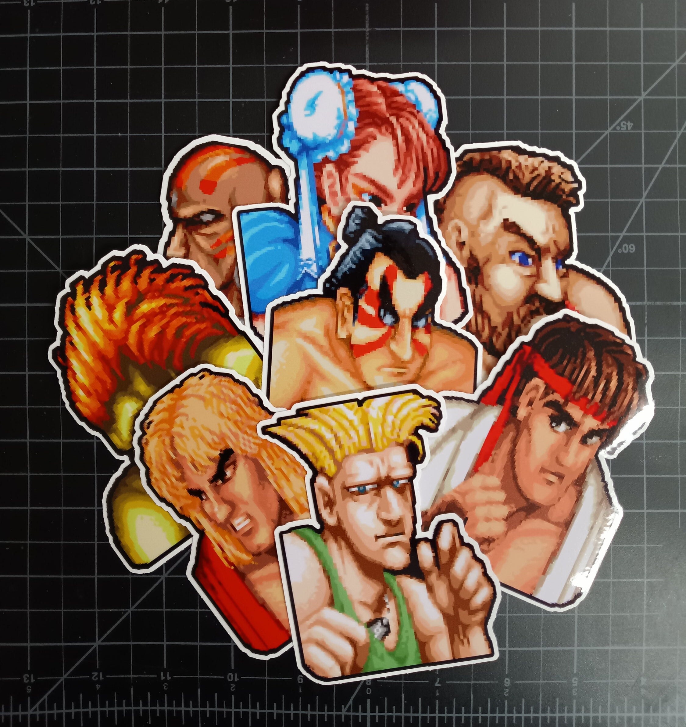 Guile  Street Fighters Sticker for Sale by 0therworldly4rt