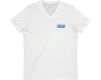 Camisa De Cuello En V Modo Avión, Camisa De Avión Samsung Android, Camisa De Viajero, Regalo Aventurero, Regalo Para Viajero, Modo Avión, Camisa De Vacaciones