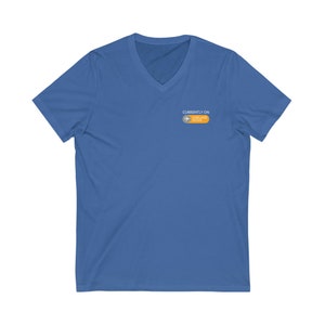 Airplane Mode V-Neck Shirt, iPhone Airplane Shirt, Travel Shirt, Adventurer Gift, Gift for Traveler , Airplane Mode, Vacation Shirt image 4