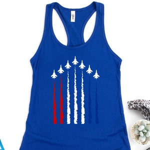 Red White Blue Air Force Flyover Proud American Independence Red White Blue Air Force Flyover Proud American Independence