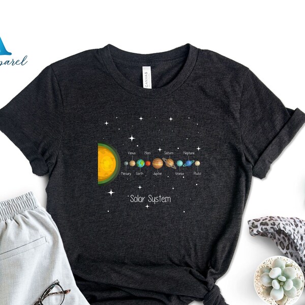 Solar System Shirt - Etsy