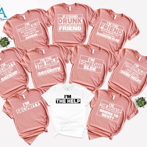 If Found Drunk Please Return To Friend Group Shirts, Drinking Buddies Shirt, Family Travel Matching Shirt, I&#39;m Someone Else Tee