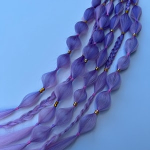 2X - Braids/Festival Rave Braided Hair Extensions.
