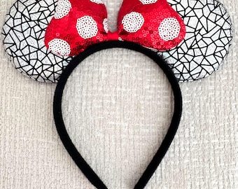 Princess Ears, mouse Ears, Princess headband, Cosplay headband, Shiny Bows Mouse Ears Glitter Party Princess Decoration Cosplay Costume