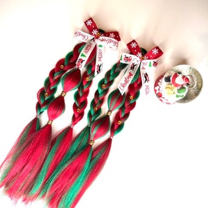 2X - Braids/Festival Rave Braided Hair Extensions. baby braids