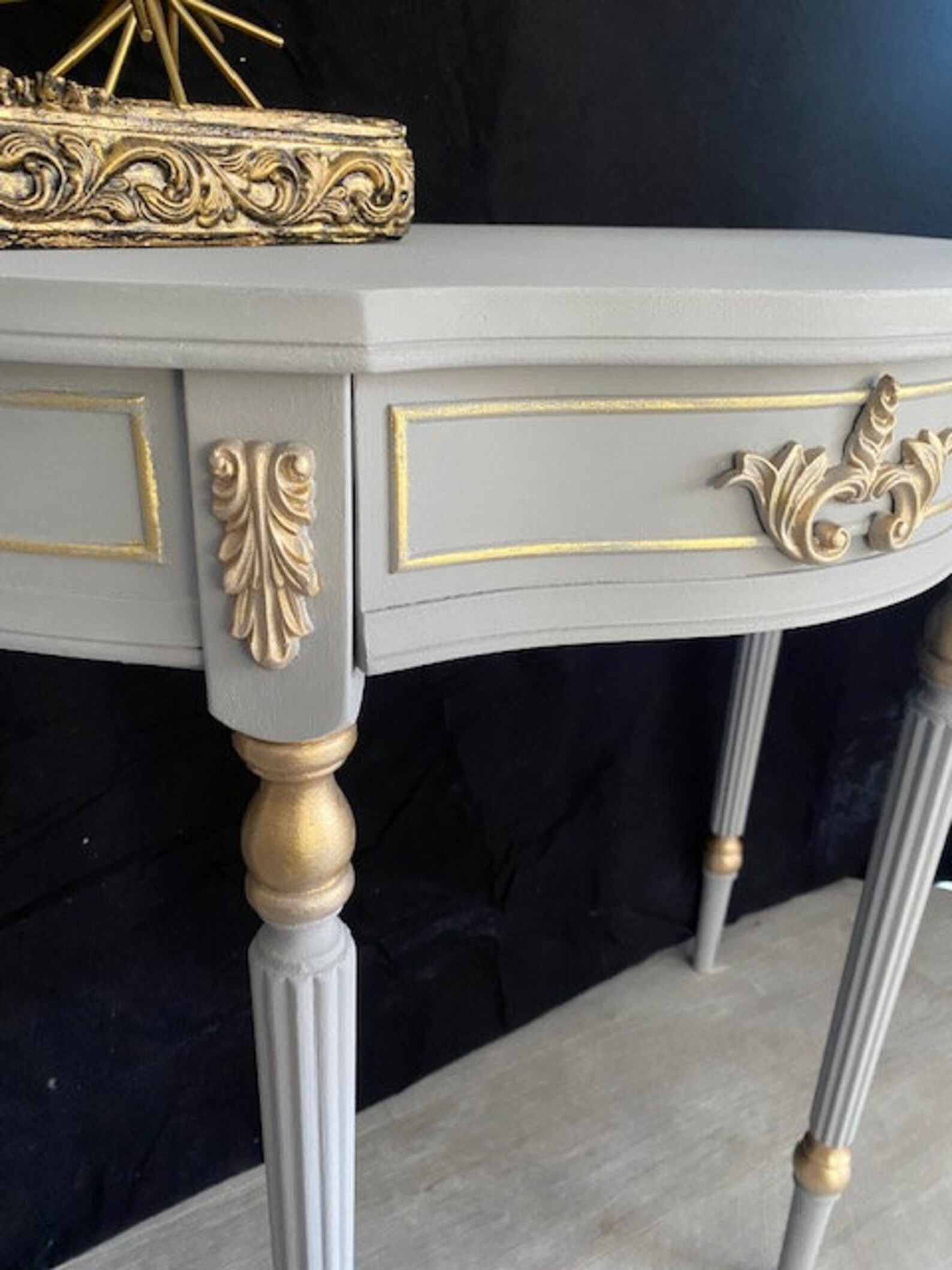 SOLD Grey Console Table Contact for Similar in Your Chosen Paint Shade ...