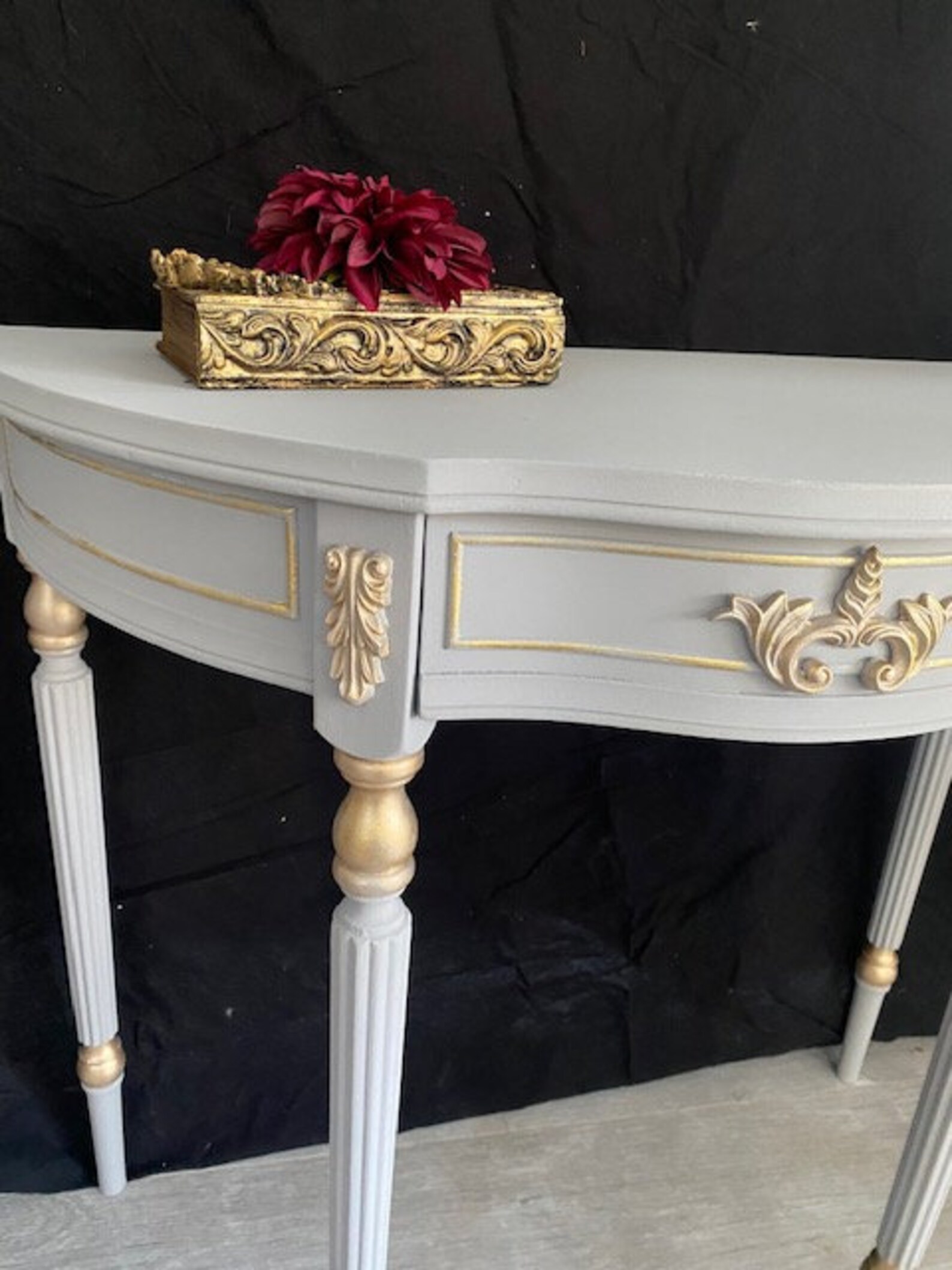SOLD Grey Console Table Contact for Similar in Your Chosen Paint Shade ...