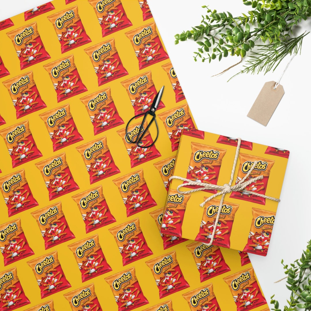 Cheetos Wrapping Paper Custom Wrapping Paper Cheetos Luxury Etsy