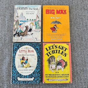 Vintage I Can Read Book: Little Bear, Sammy the Seal, Turtles