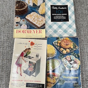 Vintage cookbook, vintage kitchen, 1940&#39;s Vintage Ephemera, 1940&#39;s, cookbook, recipe booklet, advertising, ads, vintage