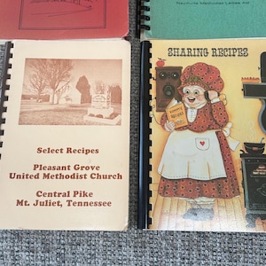 Vintage United Methodist Church Spiral Cookbook, vintage cookbook, recipes, baking, cooking, church cookbook, vintage church cookbook,