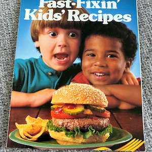 Vintage Kids Cookbooks, vintage kitchen, children&#39;s cookbooks, vintage cookbooks, kids cookbook, recipes, cook book, food for kids, lunch