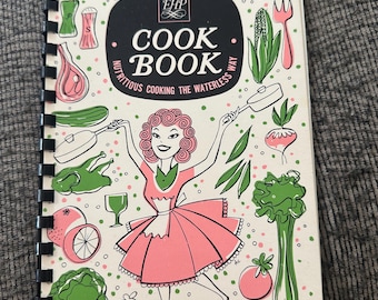 Libro de cocina encuadernado en espiral: Vintage