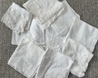 Pañuelo blanco vintage