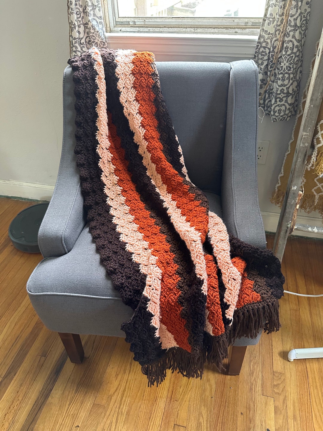 Vintage Afghan Throw Etsy