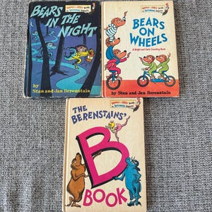 Berenstain Bears Book, livre vintage, livre pour enfants vintage, ours, livre Bright and Early, livre pour enfants, livre pour enfants vintage