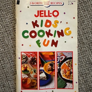 Jell-O Kids Kookplezier, Vintage Jello Kookboek, Jello Recepten, Jell-O, Vintage Kitchen