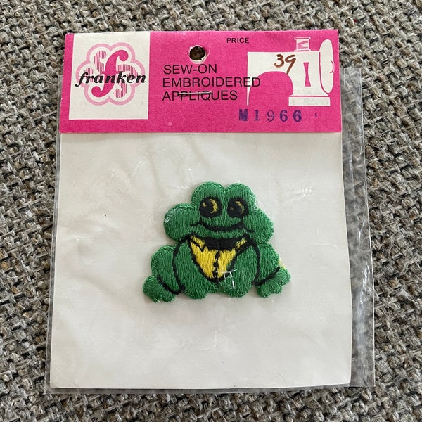 Frog Applique Etsy