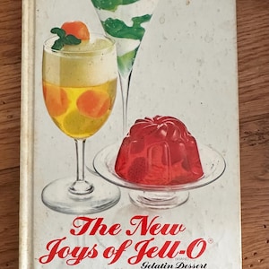 Vintage Joys of Jello Cookbook, vintage cookbook, Jell-O, vintage Jello, Jello Cookbook, Joys of Jello, recipes, Jello recipes