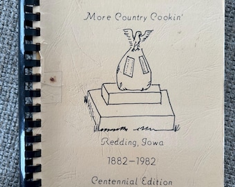 More Country Cookin' Vintage Spiral Cookbook