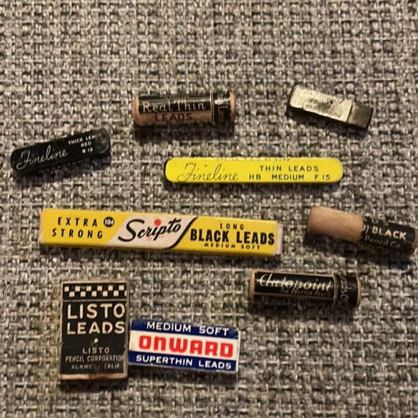 Vintage Pencil Lead Etsy
