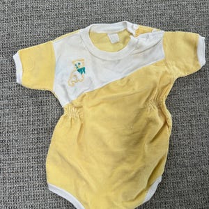 Ensemble grenouillère bébé vintage, bébé, vêtements bébé, vêtements bébé vintage,
