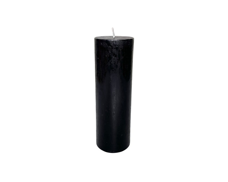 Black Pillar Candle 2x 6 Protection, Repelling, Protection, Banishing