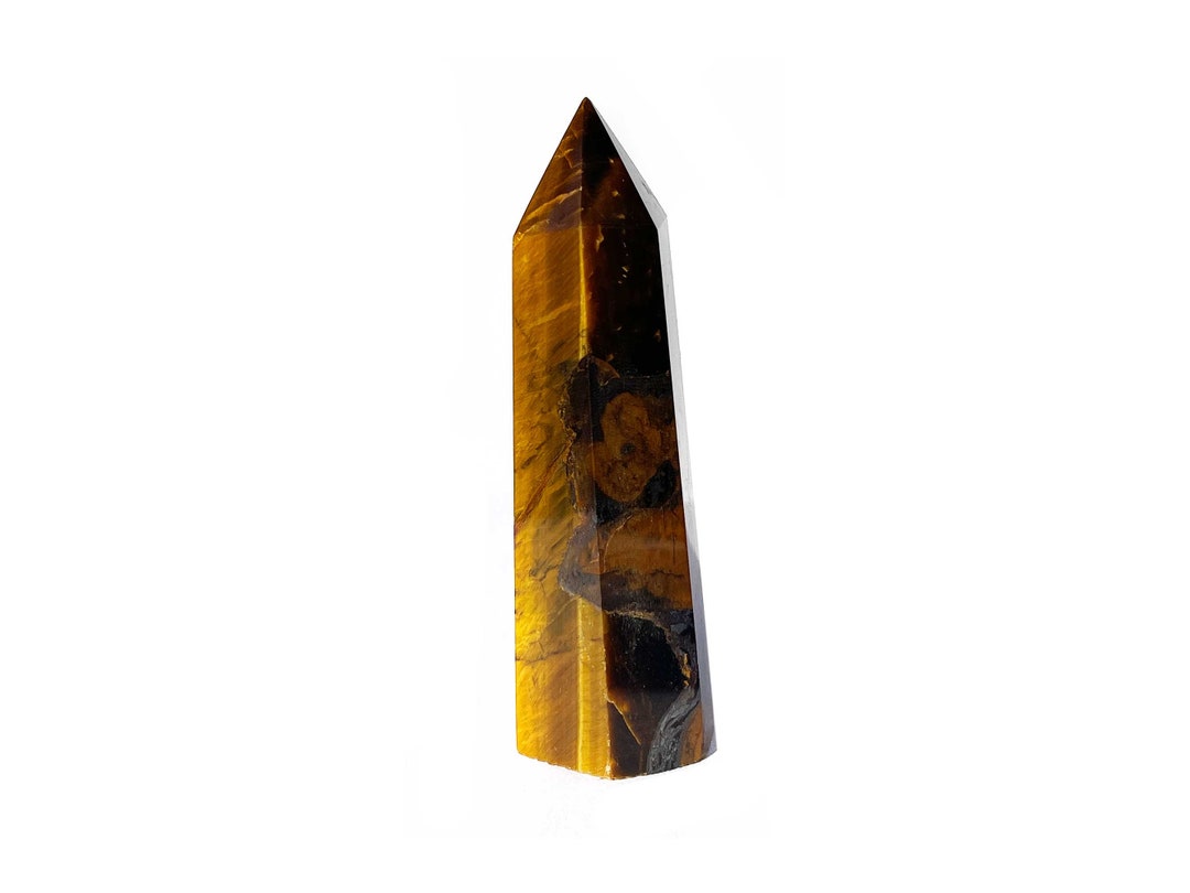 Tigers Eye Crystal Tower Point - Etsy