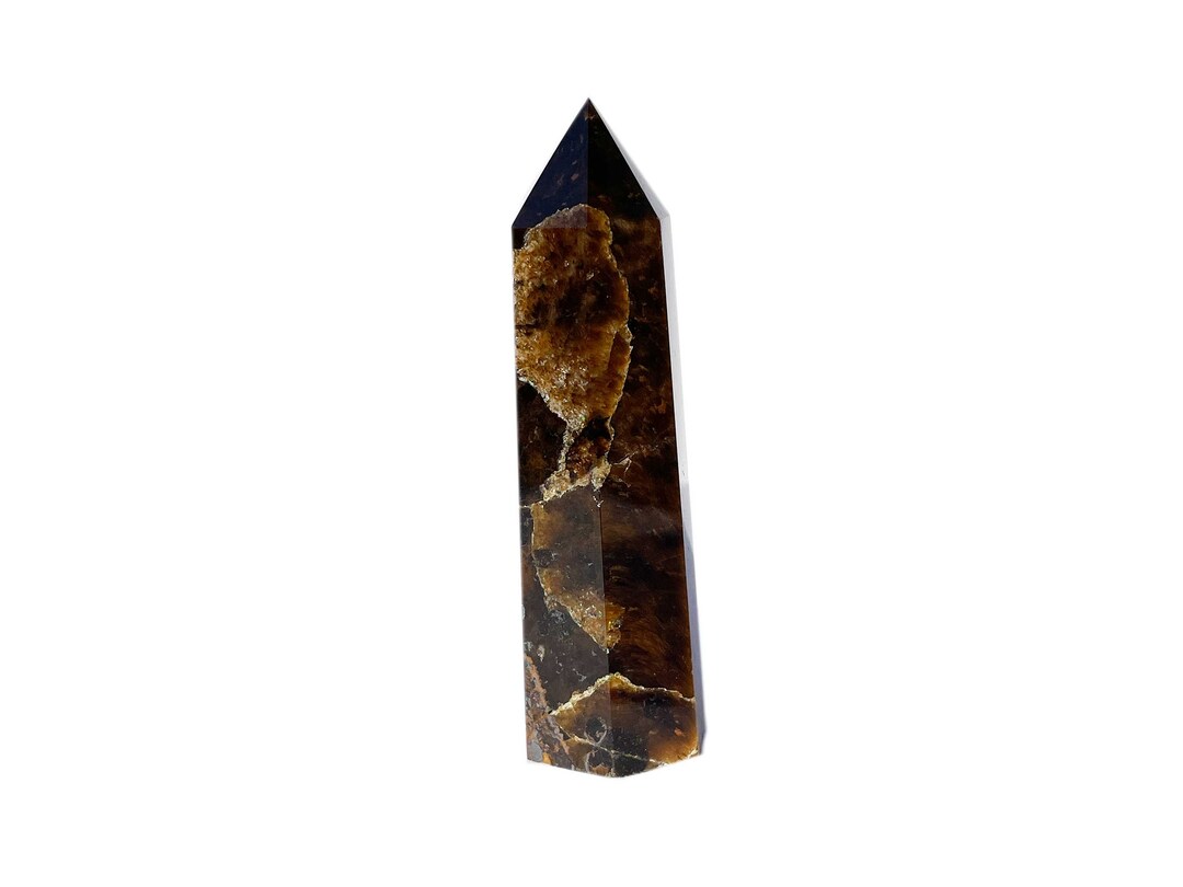 Tigers Eye Crystal Tower Point - Etsy