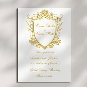 Luxury Calligraphy Before The Day Wedding Invitation Suite - Templett Self Edit Template