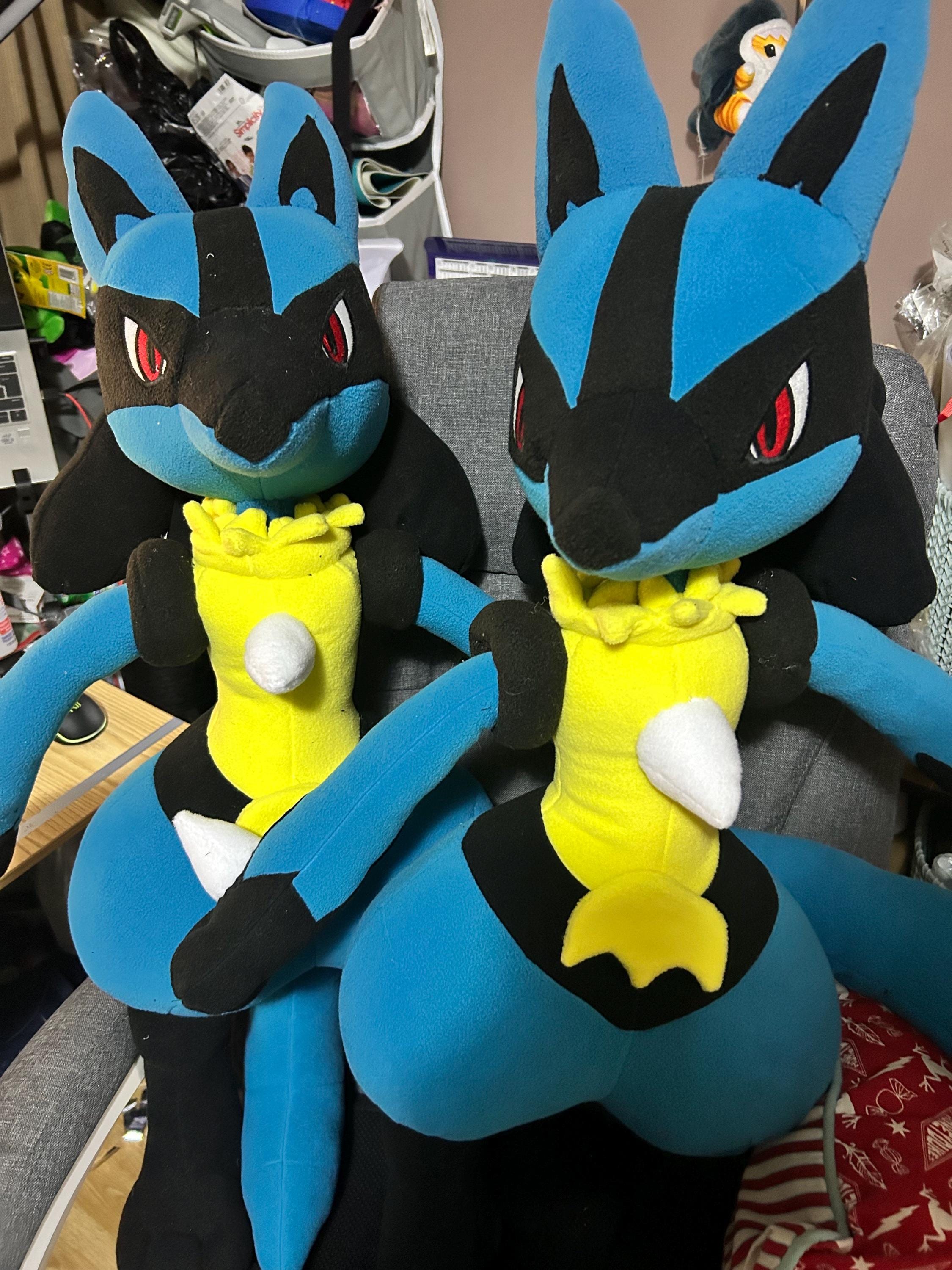 Pokemon Lucario Peluche Bambola Giocattolo Morbida Figura - Foto 2
