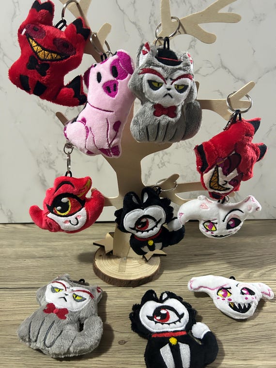 Hazbin Hotel Keychains - Etsy