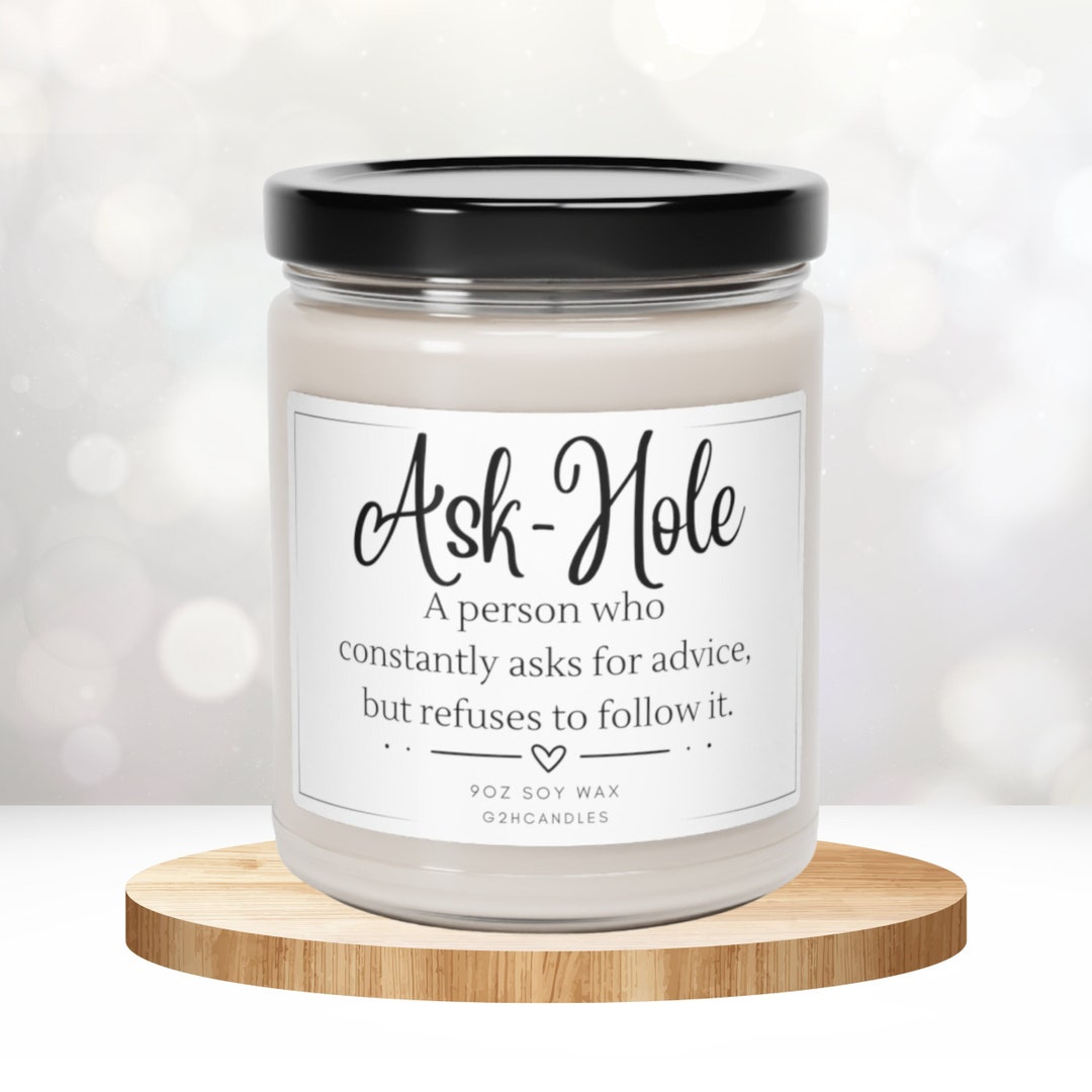 Snarky Candles Definition Candle Sarcastic Candles Rude Swear Word Office Humor Funny Candle