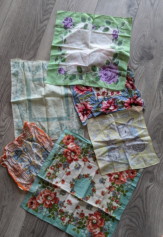 Vintage hankies lot of Gem