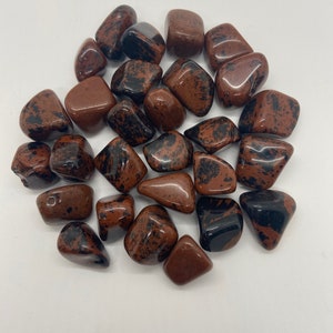 Mahogany Obsidian tumbles, Polished Mahogany Obsidian, Mahogany Obsidian Crystals, Metaphysical Healing Crystals, Mahogany Obsidian Gems