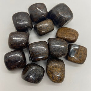Bronzite tumbles, Polished Bronzite, Bronzite Crystals, Metaphysical Healing Crystals, Bronzite Gemstones