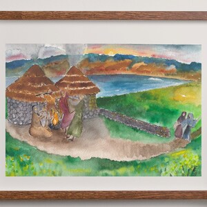 Celtic Creativity Thema ORIGINELE Kunst gemaakt door Pacific Northwest Artist, Meerdere grootte opties beschikbaar, Celtic School, Giclee Print