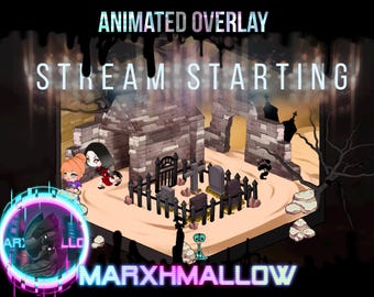 Kawaii DBD Animated Twitch Overlay | The Artist x Mikaela