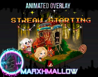 Kawaii Animated Twitch Overlay | DBD The Clown, Kate (Digital Download)