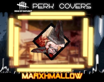 Dead By Daylight Perk Cover Stream Overlay | Anti-Stream Snipe Twitch Perk Cover| Pyramid Head DBD Perk Covers