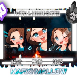 Dead By Daylight: Jill Valentine Resident Evil Twitch-emotes | Leuke Twitch-emotes Kawaii DBD-emotes