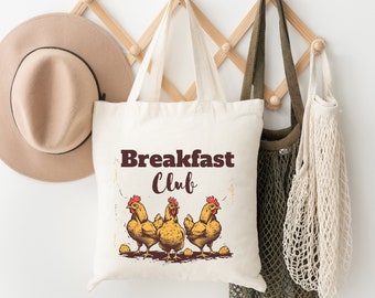 Funny Chicken Tote Bag, Chicken Gift, Gift for Farmer, Animal Lover Bag, Chicken Lover Bag, Crazy Chicken Lady, Country Girl,Funny Tote Bag