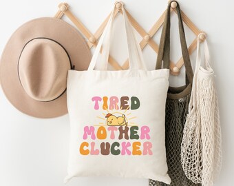 Funny Chicken Tote Bag, Chicken Gift, Gift for Chicken Lover, Animal Lover Bag, Farmer Bag, Crazy Chicken Lady, Country Girl,Funny Tote Bag