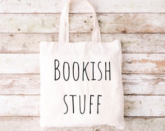 Book Lovers Tote, Gift for Book Lover, Gift For Bookworms, Gift For Teachers, Readers' Tote, Library Tote, Reading Tote Bag, Bookish Tote