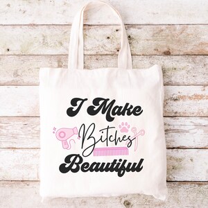 Dog Grooming Tote Bag, Gift For Dog Groomer, Funny Pet Groomers Gift, Groomers Gift, Pet Hair Salon Bag, Pet Grooming Tool Bag, Animal Lover