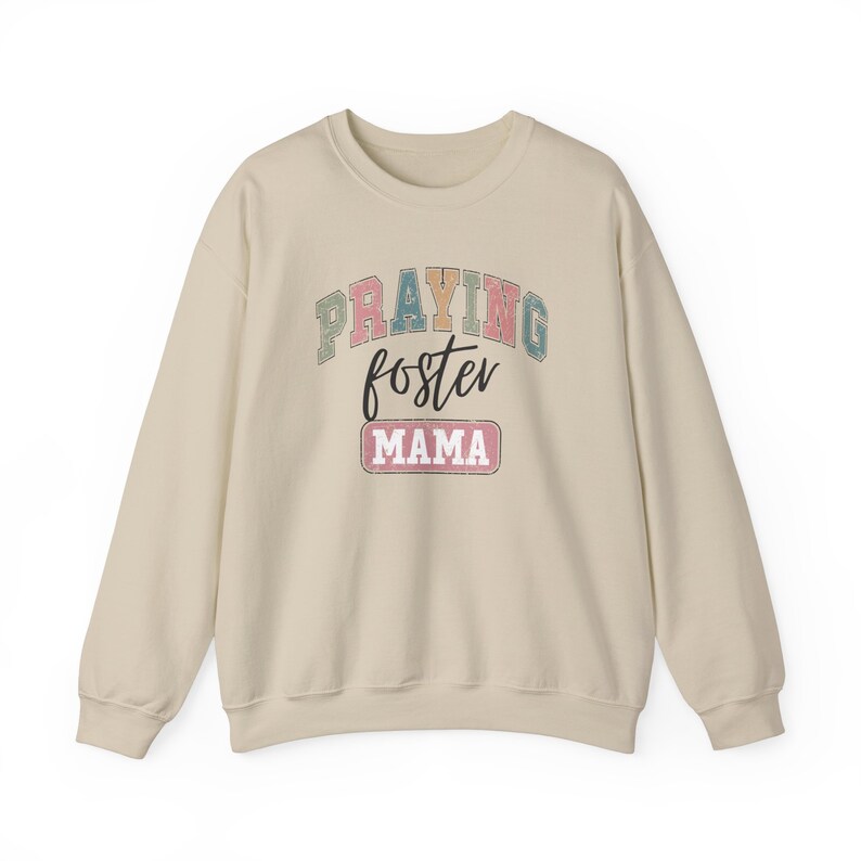 Christian Foster Mom Sweatshirt, Gift For Foster Mom, Foster Care Gift, Christian Mama Gift, Foster Parent Gift,Religious Mother Day Gift image 5