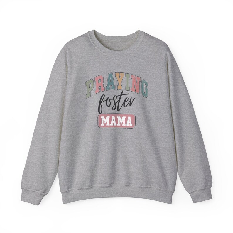 Christian Foster Mom Sweatshirt, Gift For Foster Mom, Foster Care Gift, Christian Mama Gift, Foster Parent Gift,Religious Mother Day Gift image 6